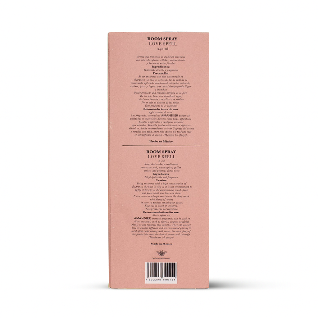Amandier Room Spray Love Spell 240ml
