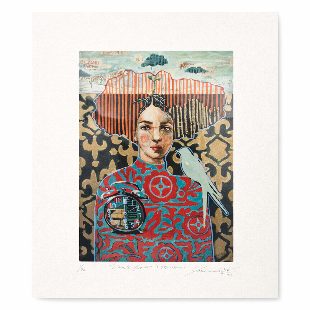 Obra Dora Luz Sarmiento "Donde Florece la Memoria"