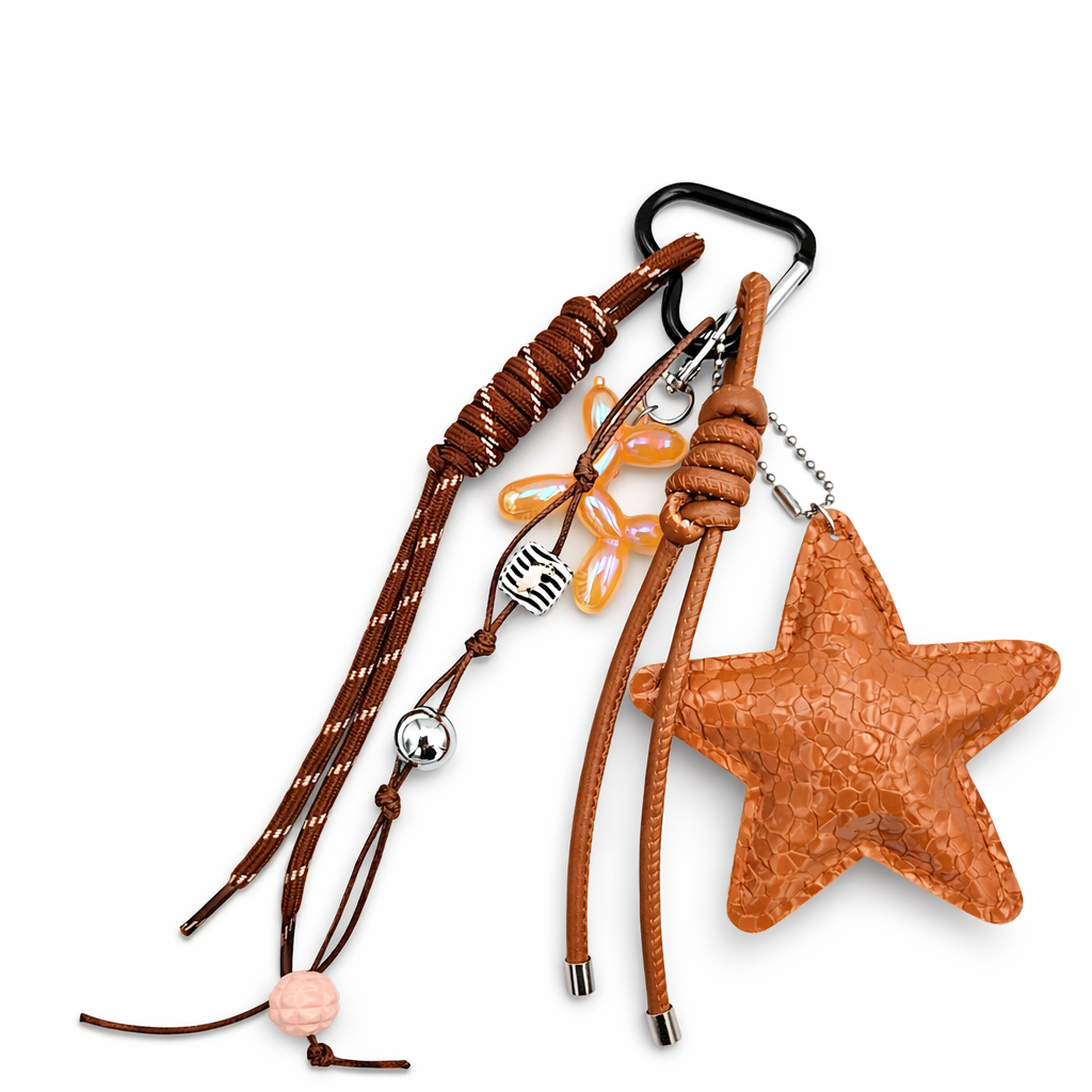 Moné Llavero Colgante Bolsa Multi Charms