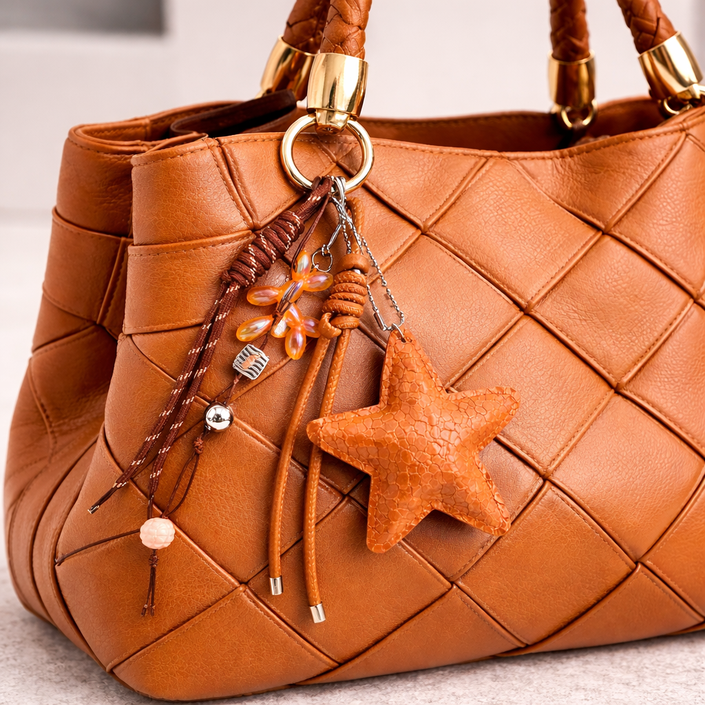 Moné Llavero Colgante Bolsa Multi Charms