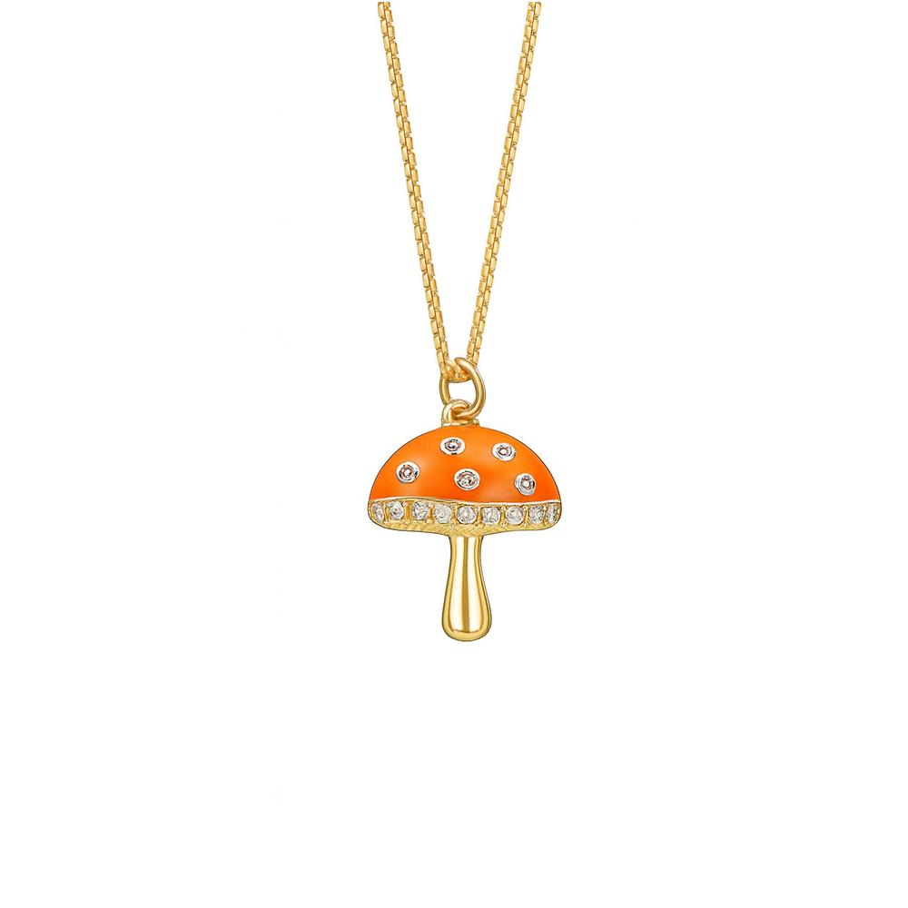 Moné Jewelry Collar Champiñon Brillo Colores
