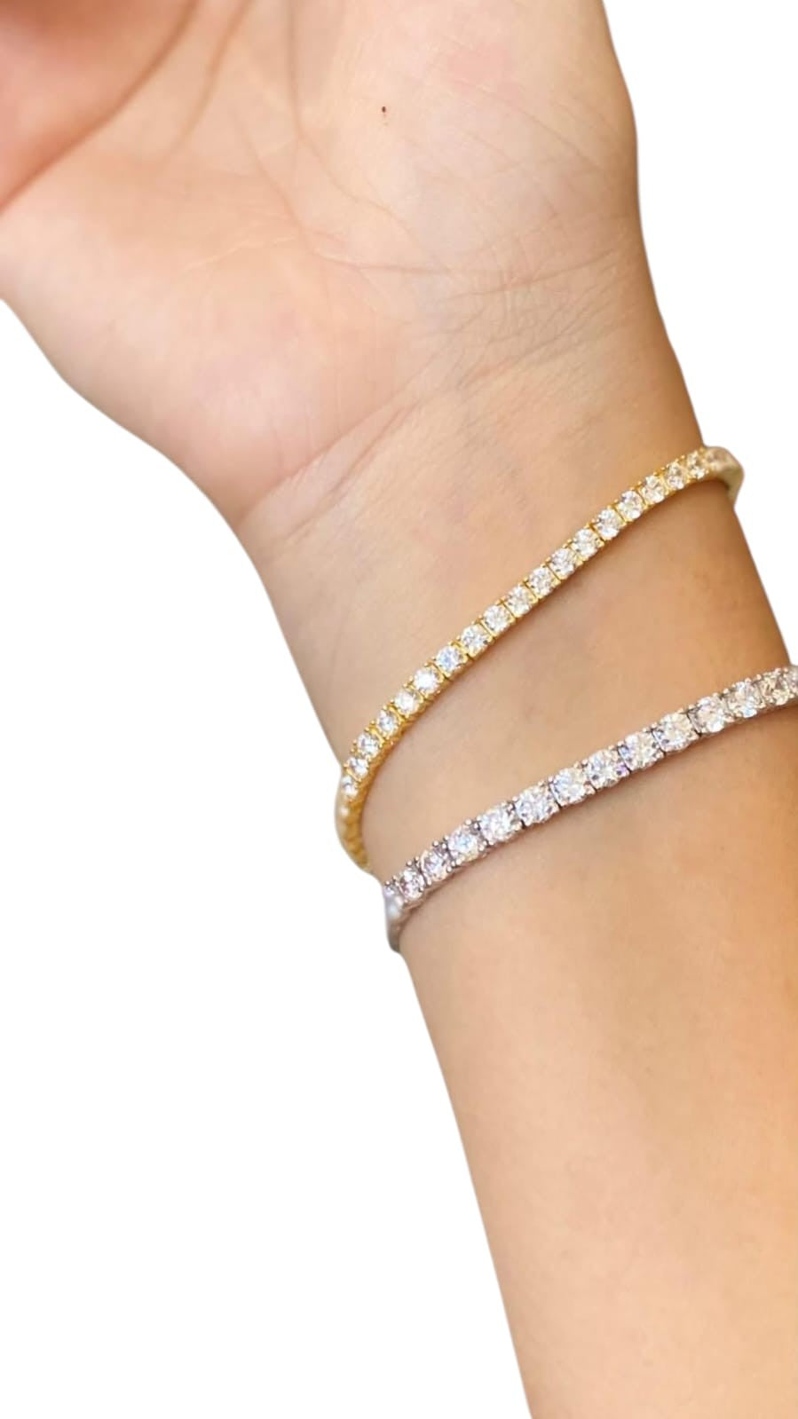 Moné Jewelry Pulsera Tennis Brillo