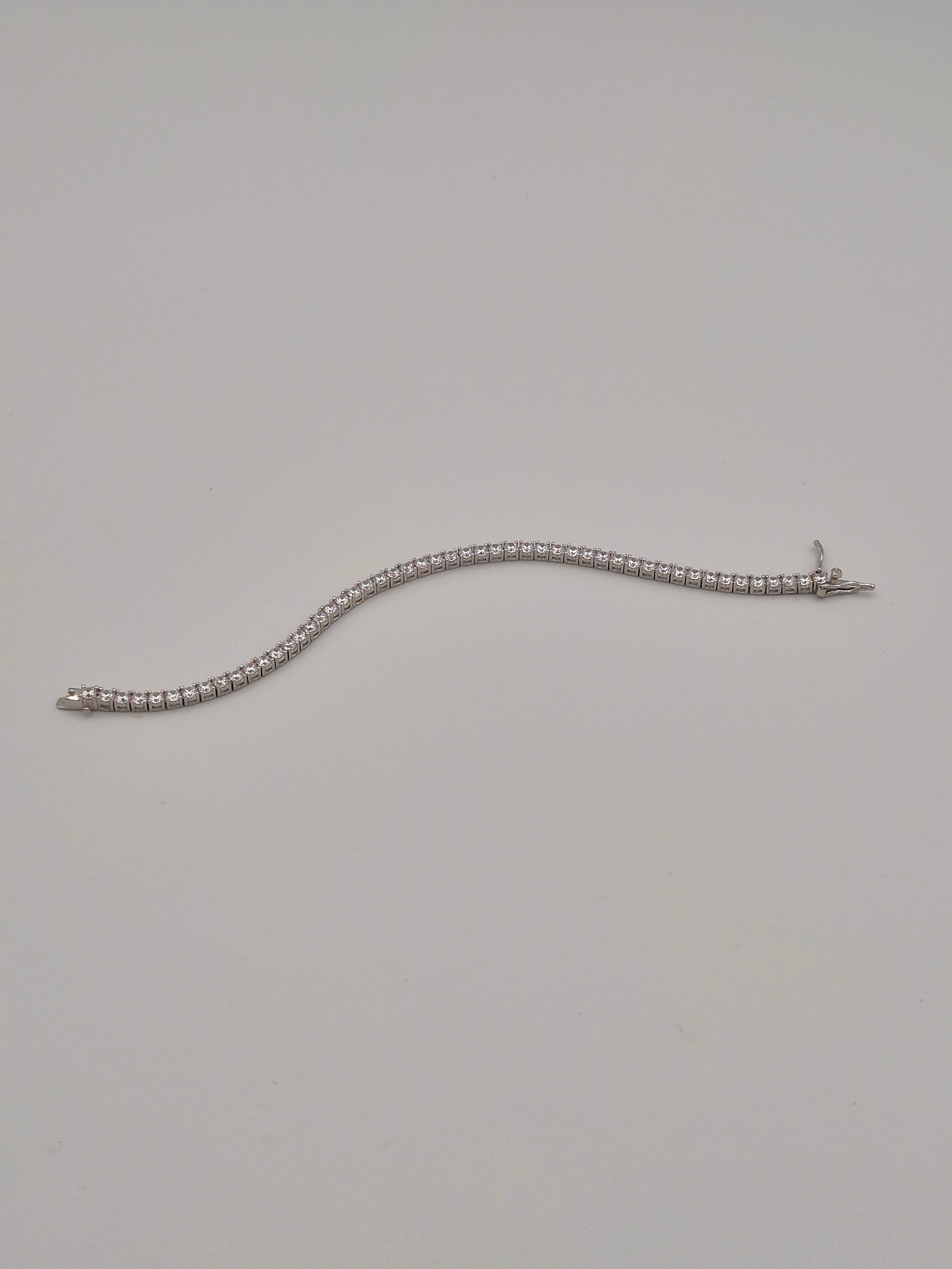 Moné Jewelry Pulsera Tennis Brillo