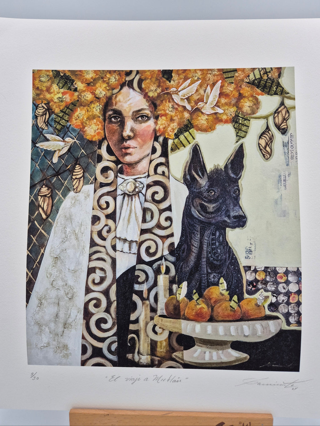 Obra "Camino a Mictlán"  Dora Luz Sarmiento