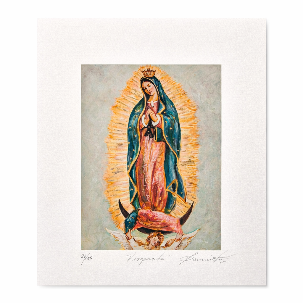 Obra Dora Luz Sarmiento Virgen de Guadalupe