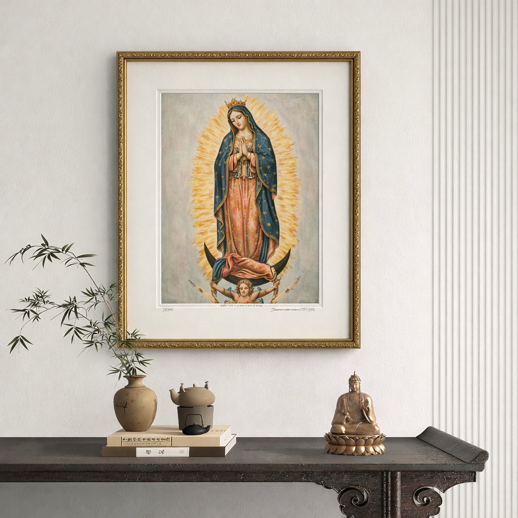 Obra Dora Luz Sarmiento Virgen de Guadalupe