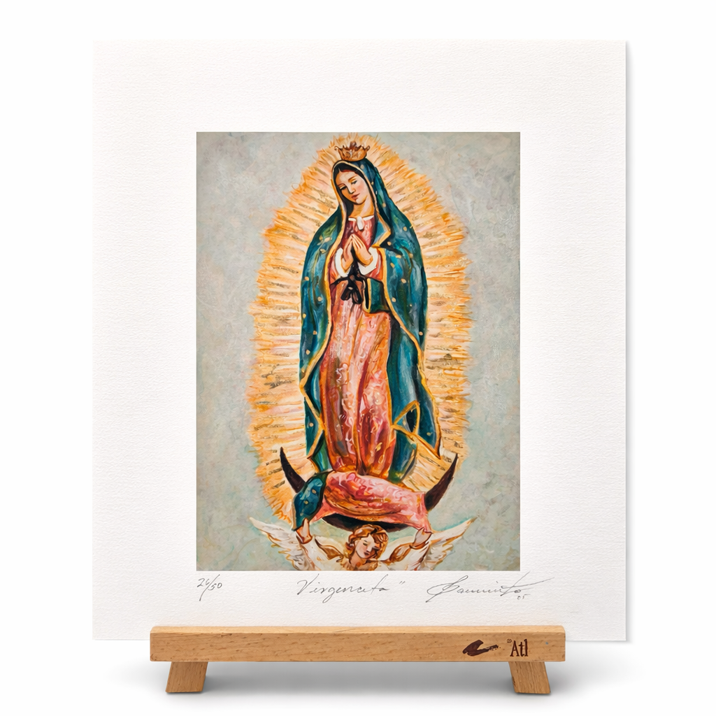 Obra Dora Luz Sarmiento Virgen de Guadalupe