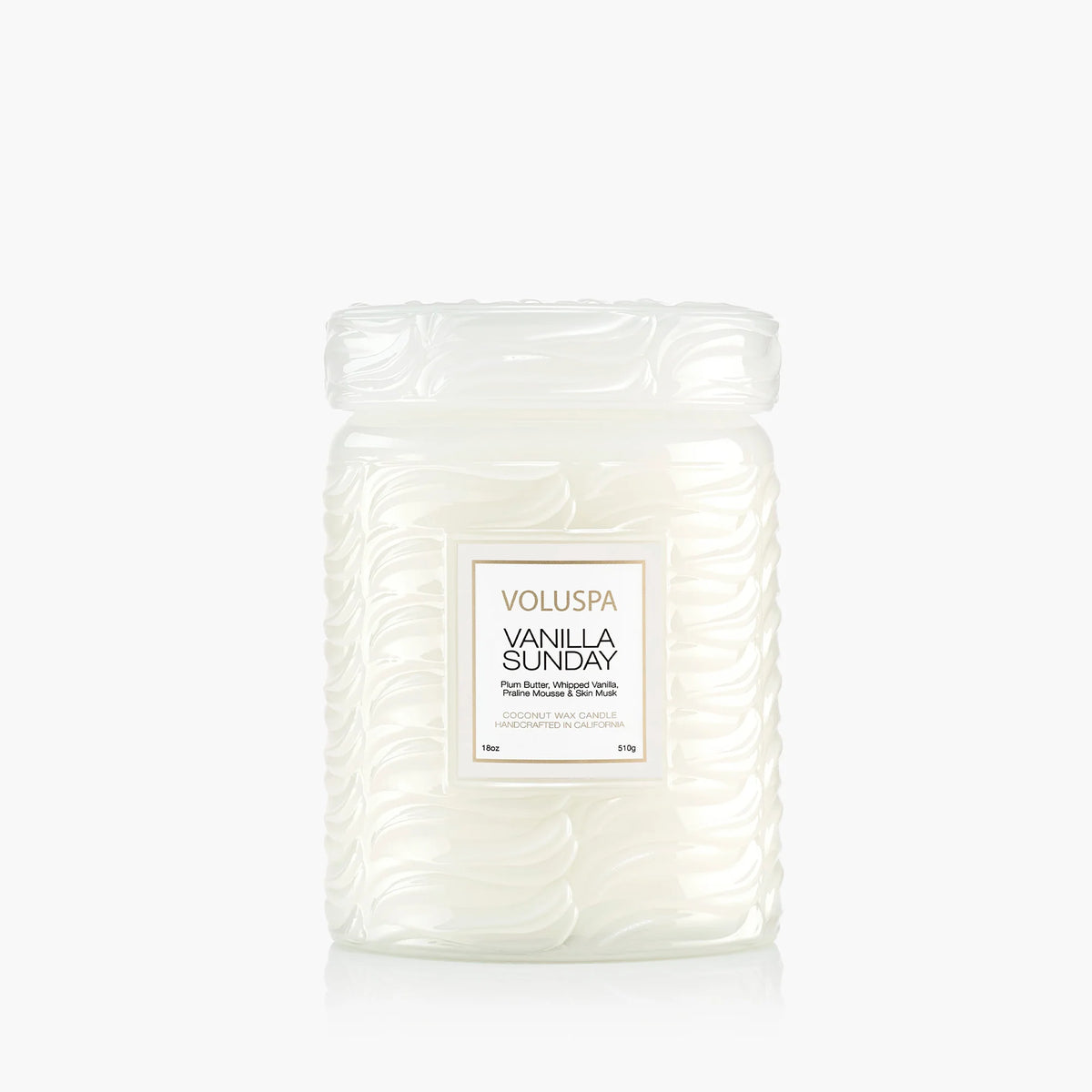 Large Jar Candle 180z. Vanilla Sunday