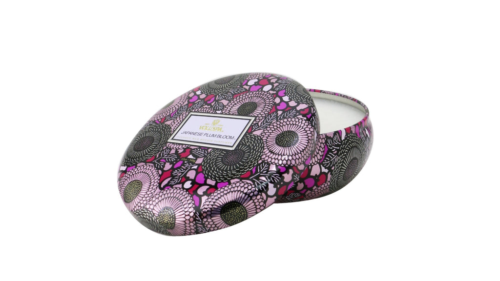 3 Wick Tin 12OZ. Japanese Plum Bloom
