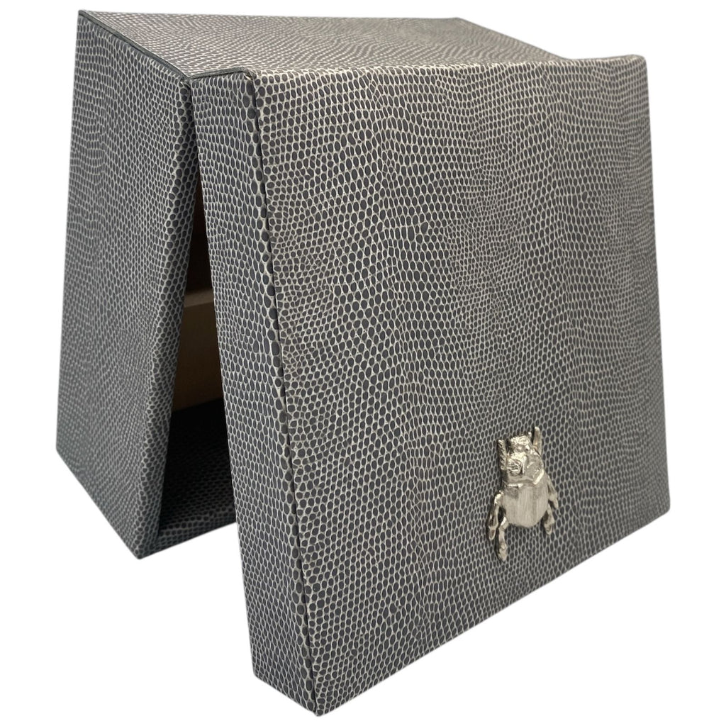 Caja de Té Piel de pitón