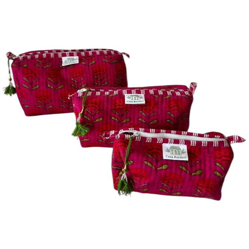 Bordari Set de 3 cosmetiqueras