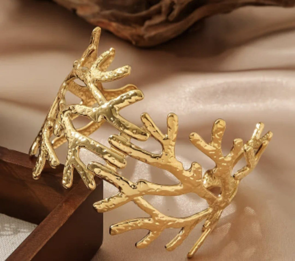 Brazalete Dorado Coral