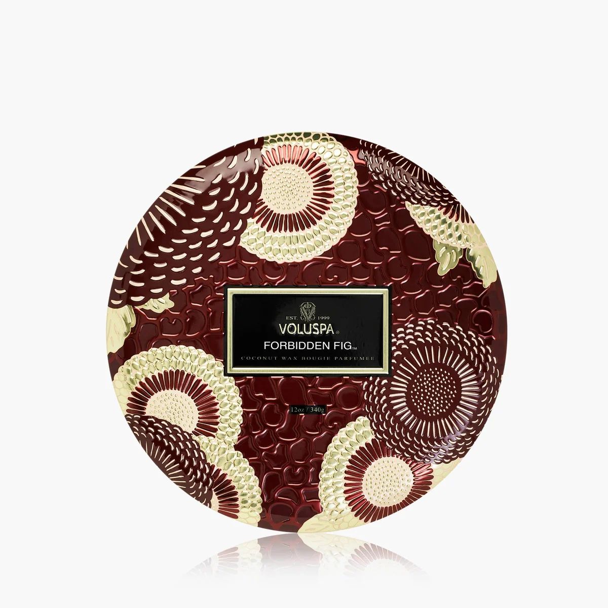 3 Wick Tin Candle 12OZ. Forbidden Fig