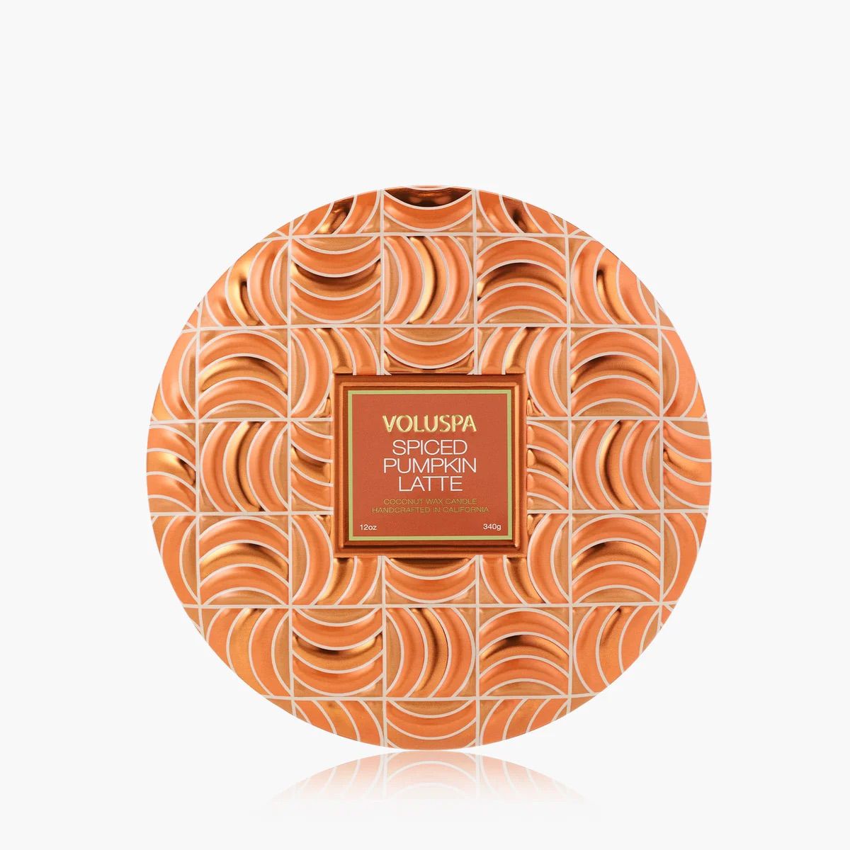 3 Wick Tin Candle 12OZ. Spiced Pumpkin Latte