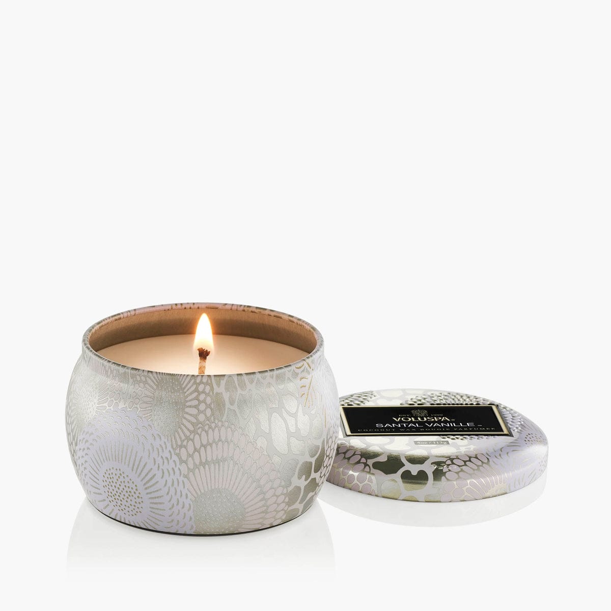 Mini Tin Candle 4oz. Santal Vanille