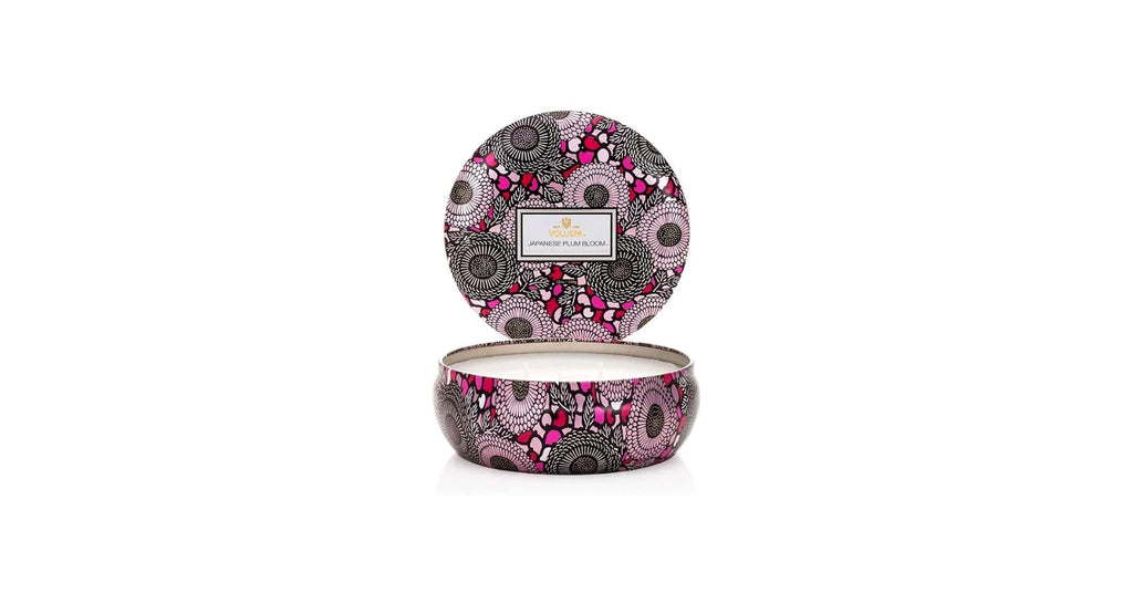 3 Wick Tin 12OZ. Japanese Plum Bloom
