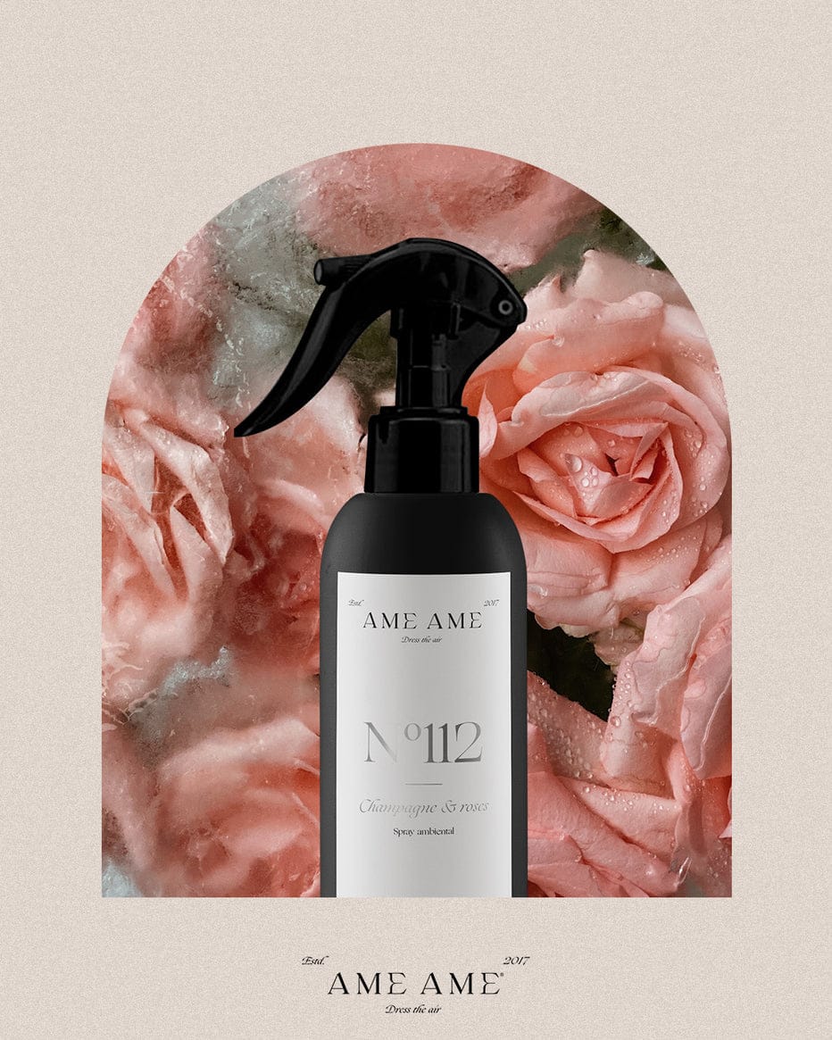 Ame Ame Spray No. 112 Champagne & Roses 300ml.