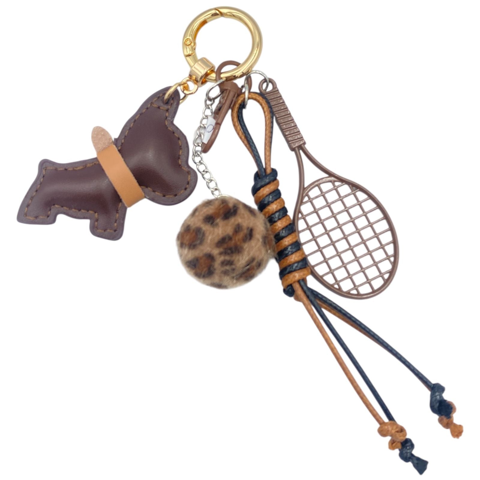 Moné Llavero Colgante Bolsa Multi Charms