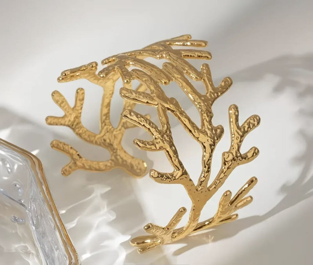 Brazalete Dorado Coral