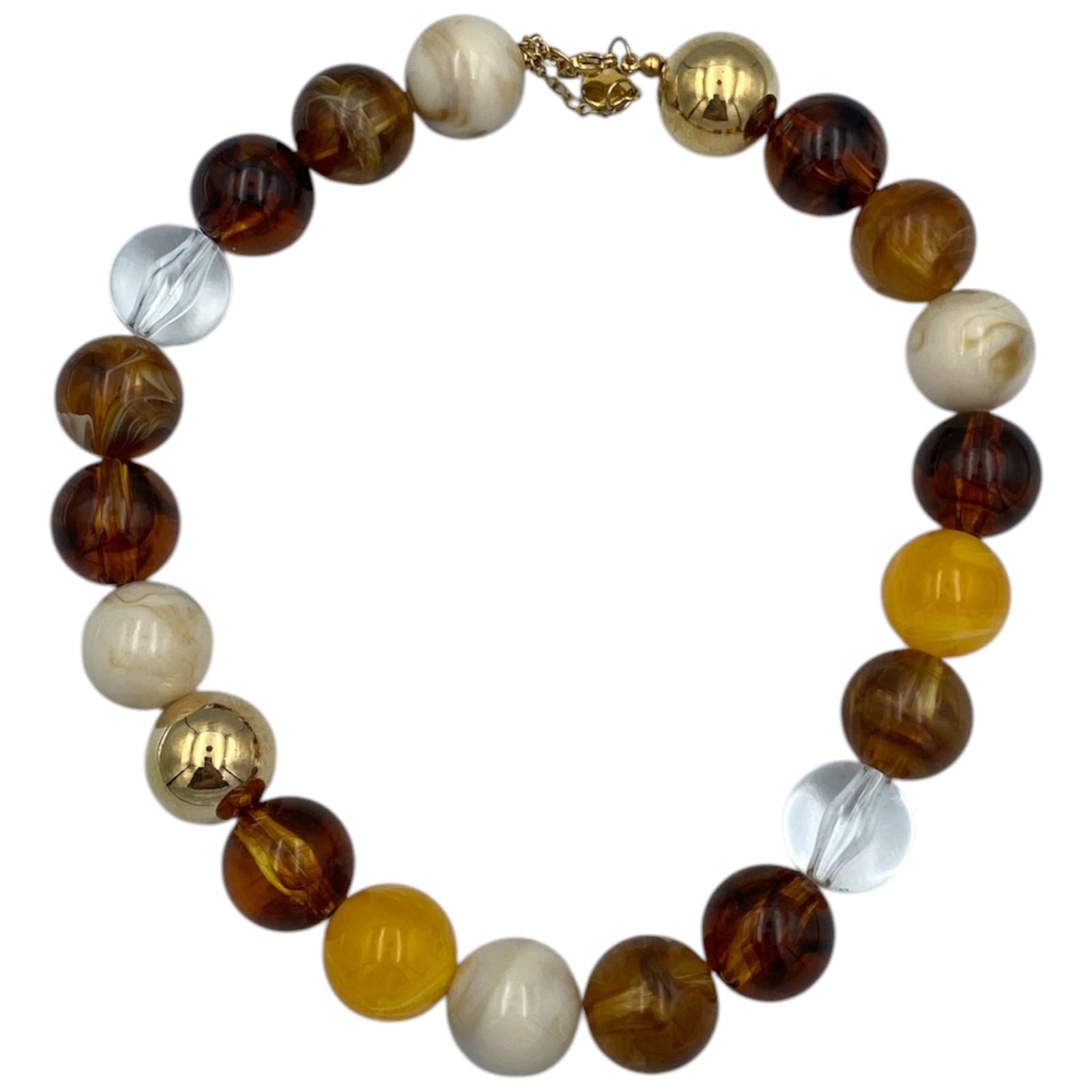 Collar Bolitas de Colores Resina