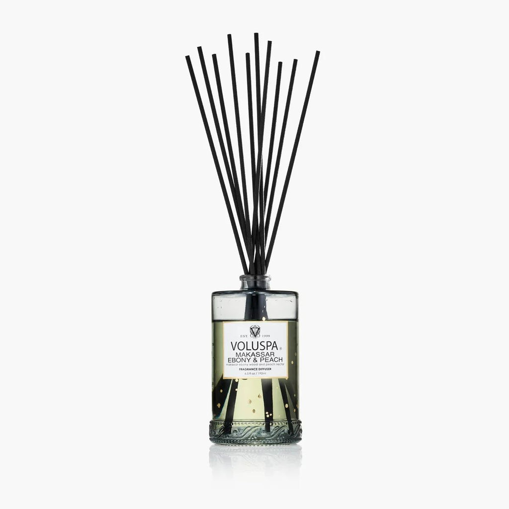 MAKASSAR EBONY & PEACH REED DIFFUSER
