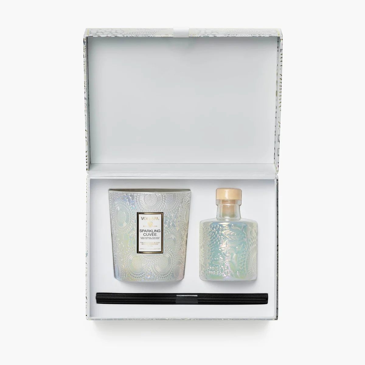 Voluspa Sparkling Cuvée Celebration Candle & Diffuser Gift Set
